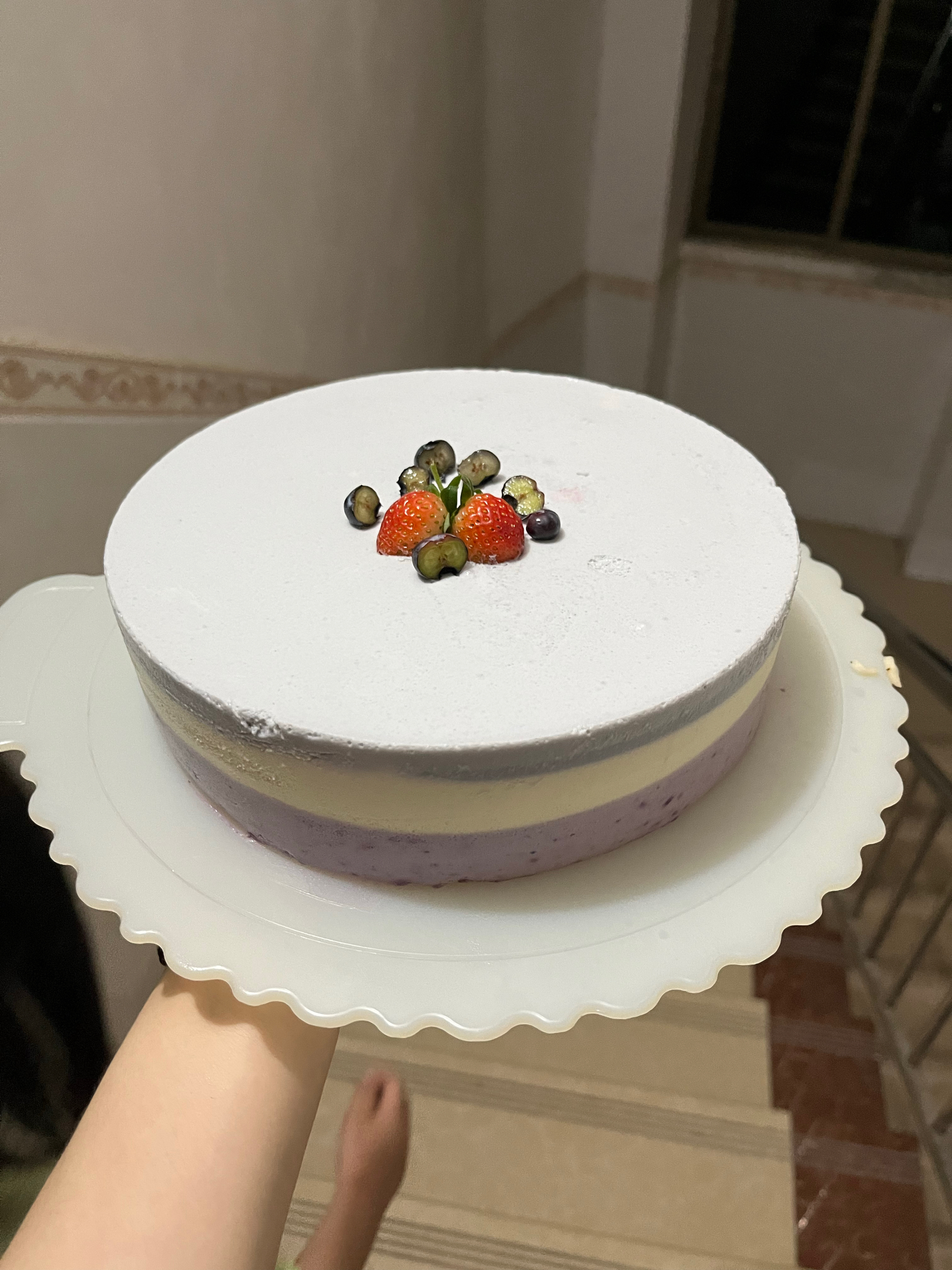 蓝莓乳酪慕斯蛋糕（8寸）
