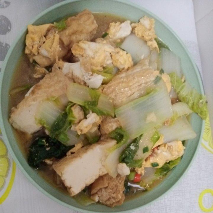 白菜豆腐煲
