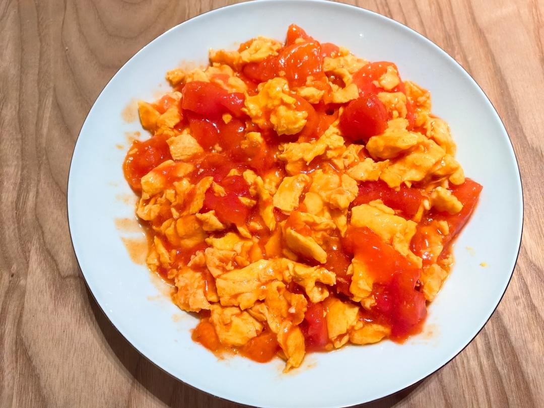 简单美味❗️好吃到舔盘的番茄炒蛋拌饭