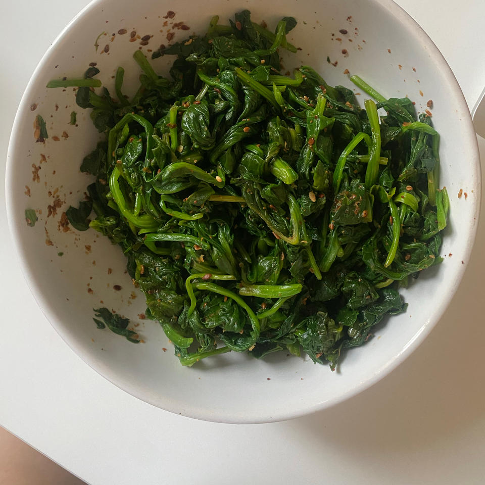 日式凉拌菠菜
