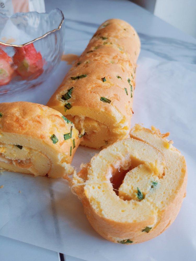 香葱肉松蛋糕卷