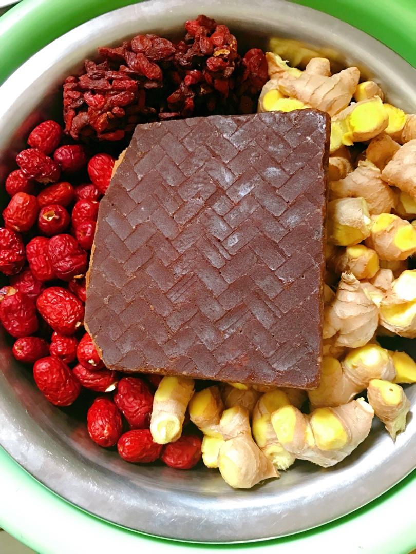 红糖姜枣膏