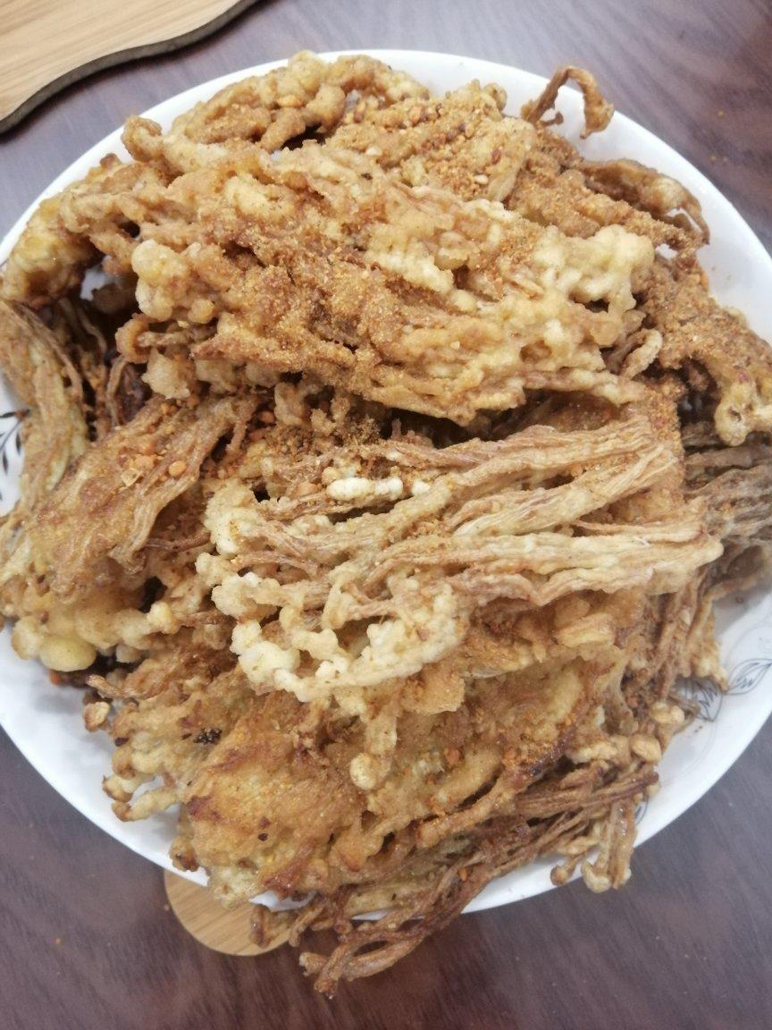 油炸椒盐金针菇