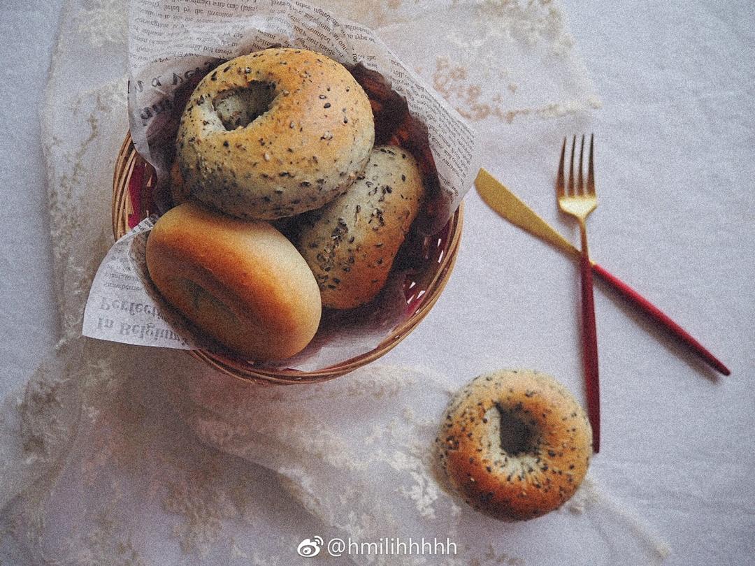 芝麻贝果（咸）