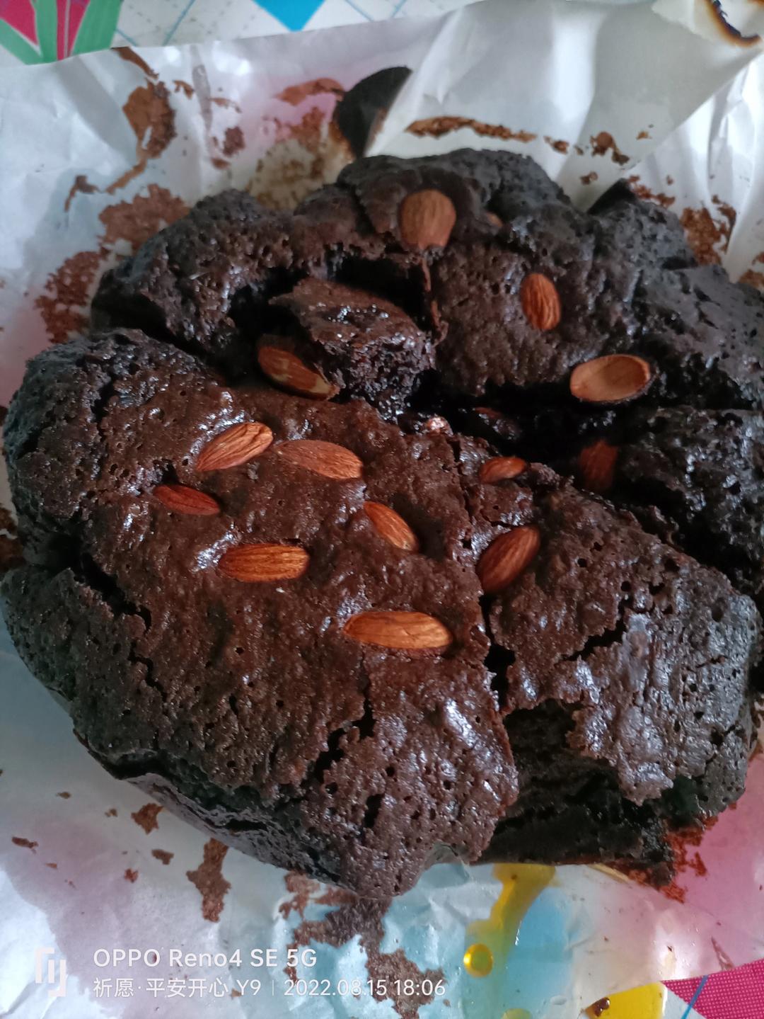 一小时就能吃上的「巧克力布朗尼」