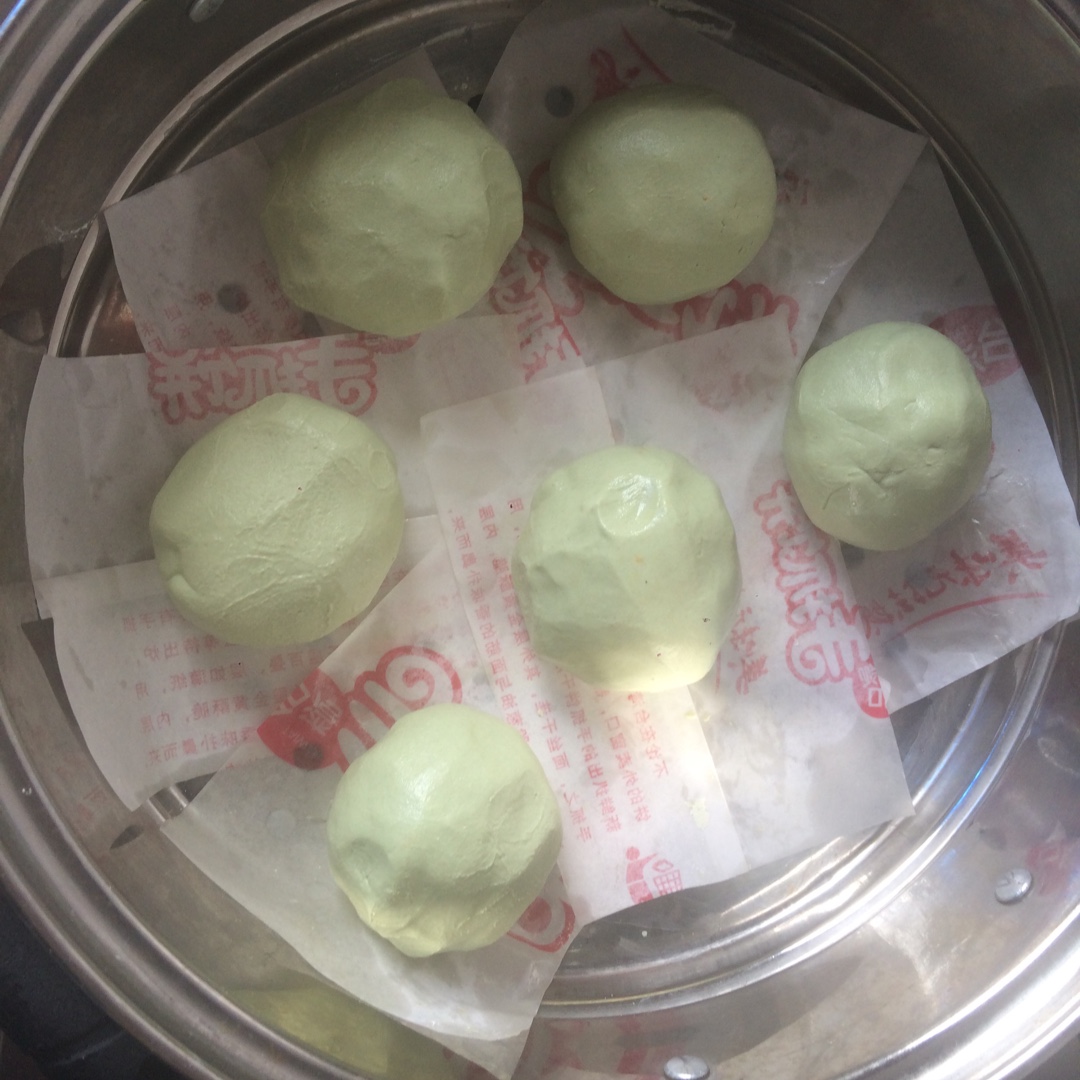网红青团～～咸蛋黄肉松青团