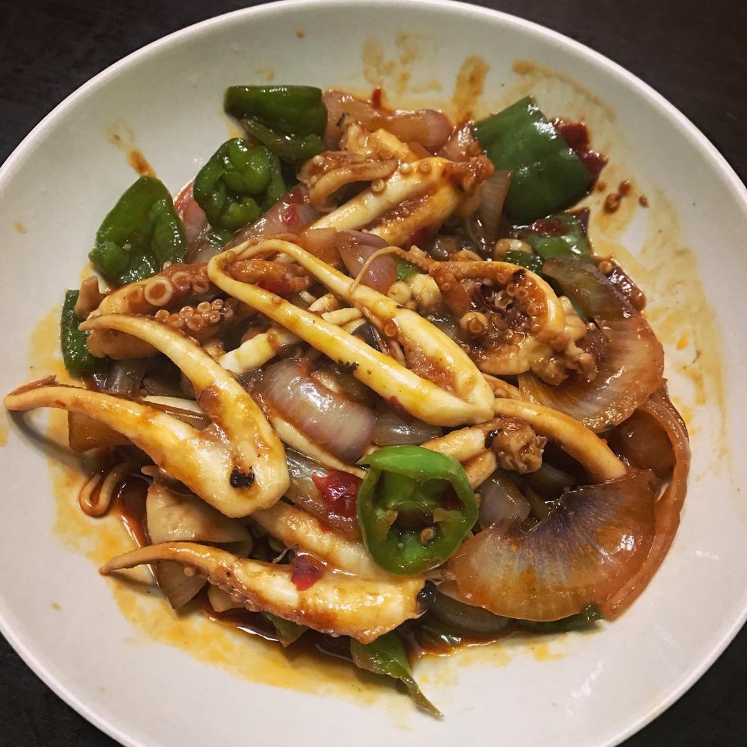 嫩出水的酱炒小章鱼🐙