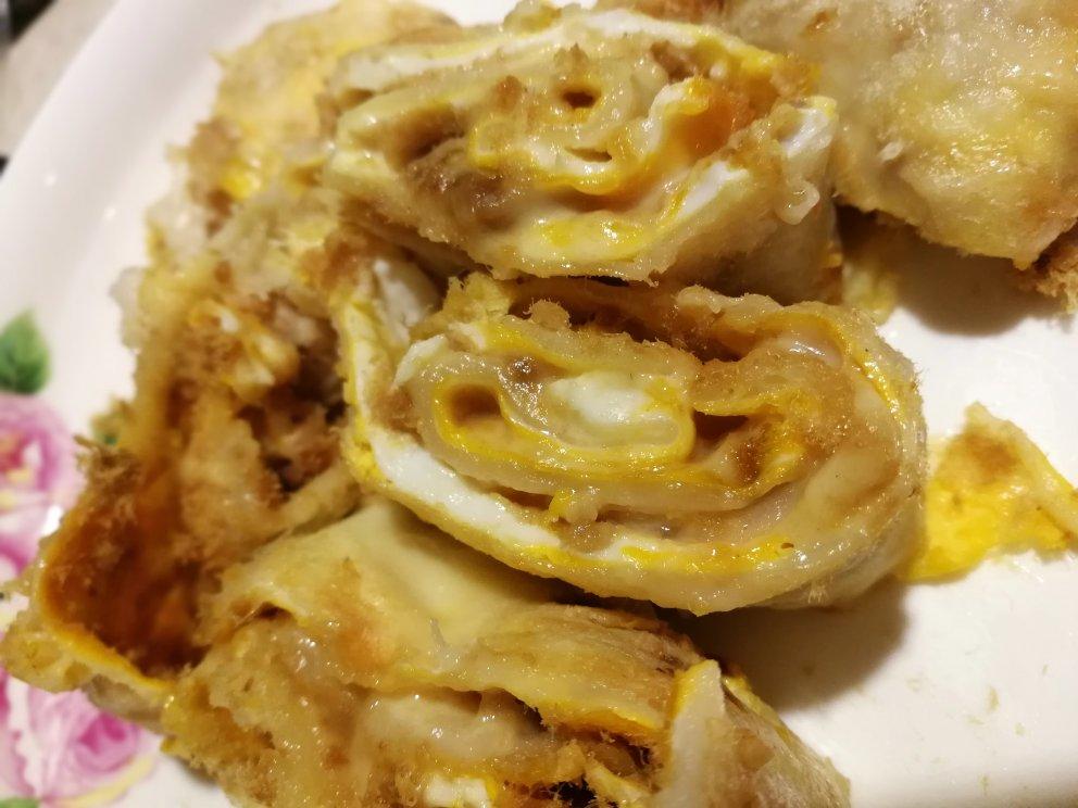 芝士肉松蛋饼