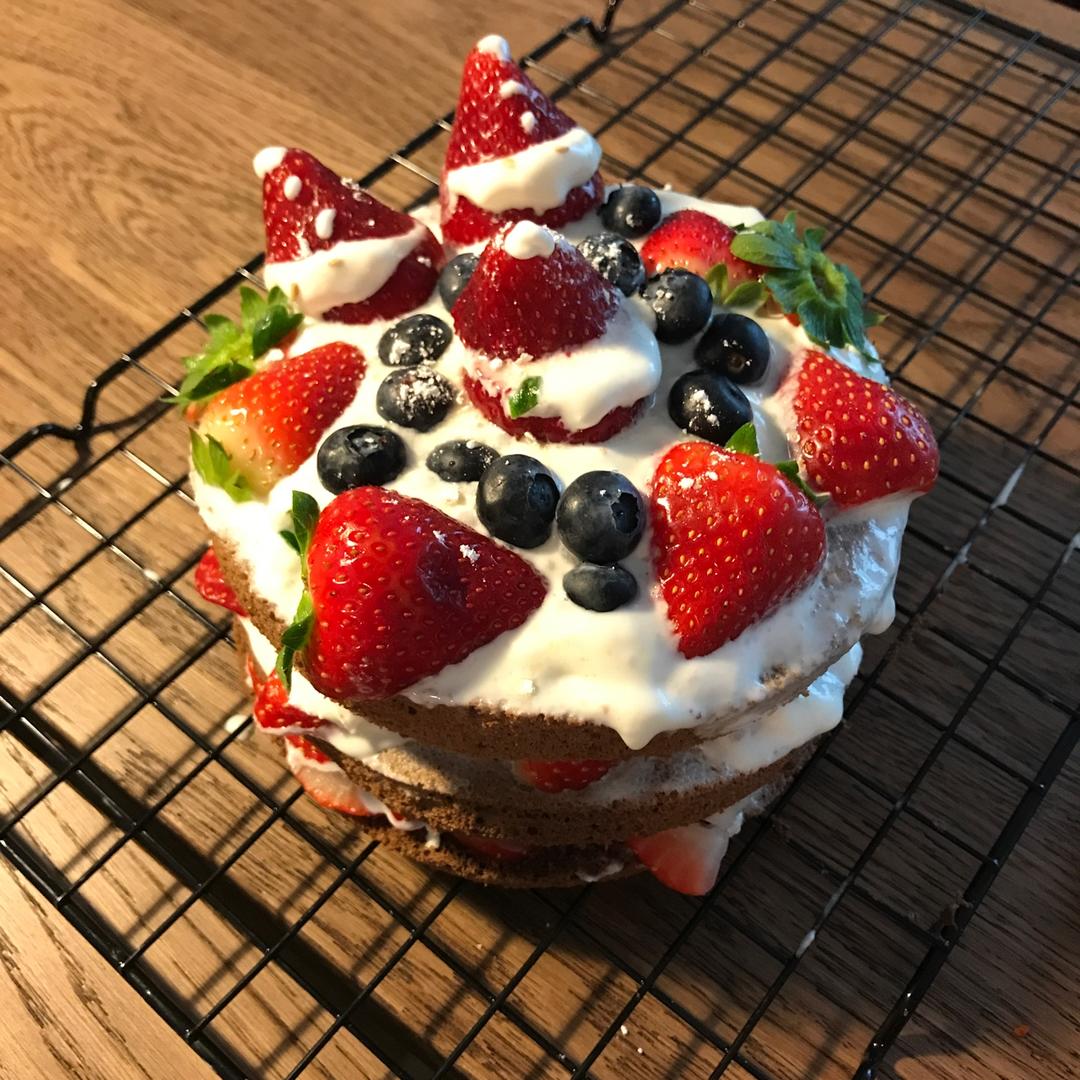 圣诞呆萌裸蛋糕