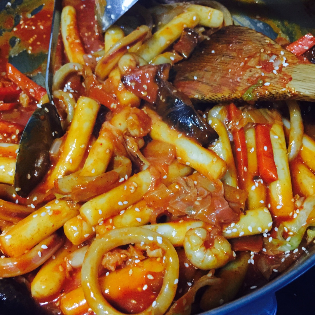 韩式辣炒年糕（or网红芝士套路之芝心年糕）