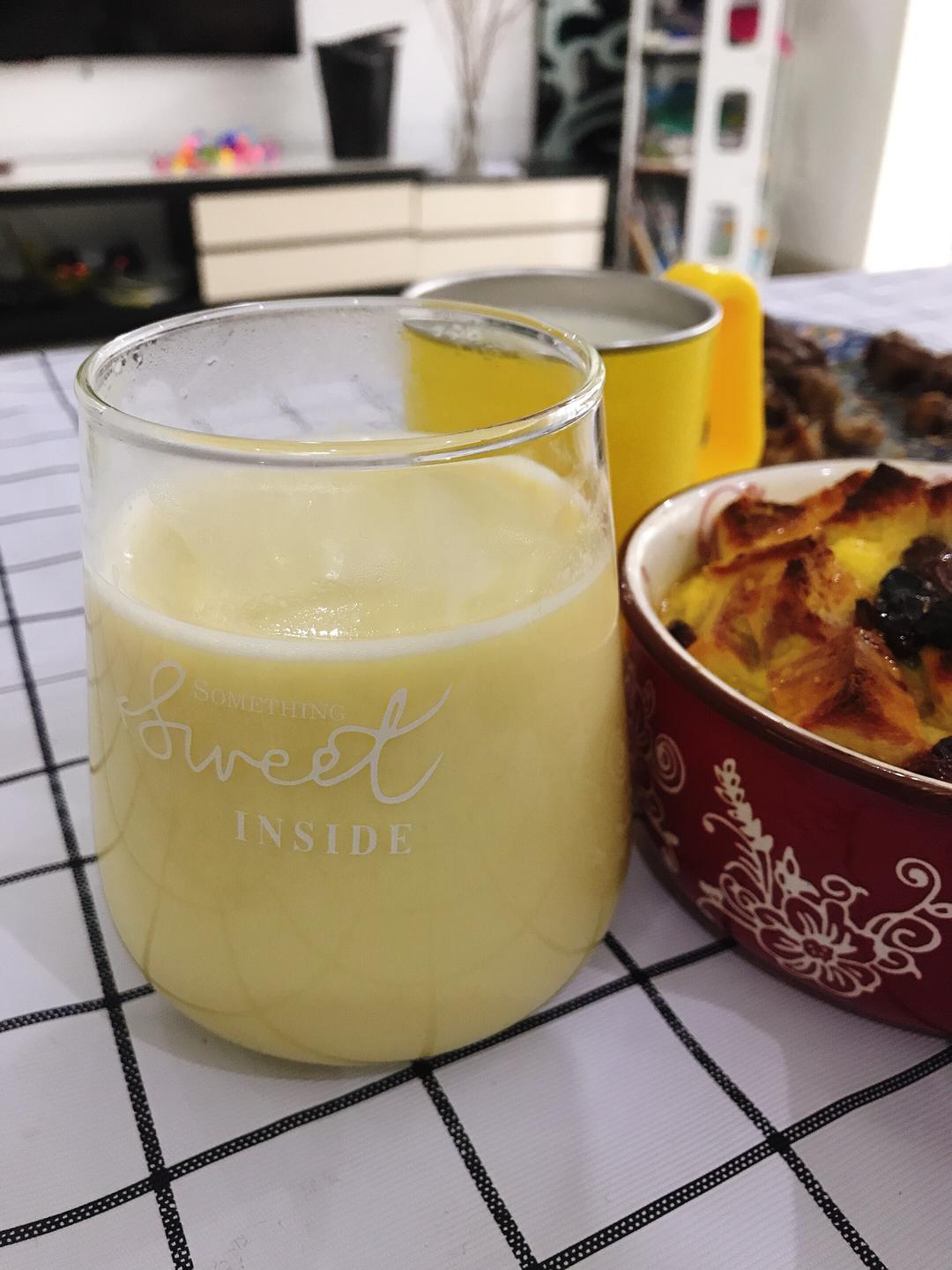 快手早餐好饮物玉米燕麦牛奶