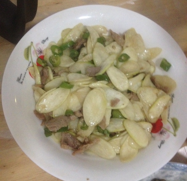 高笋炒肉
