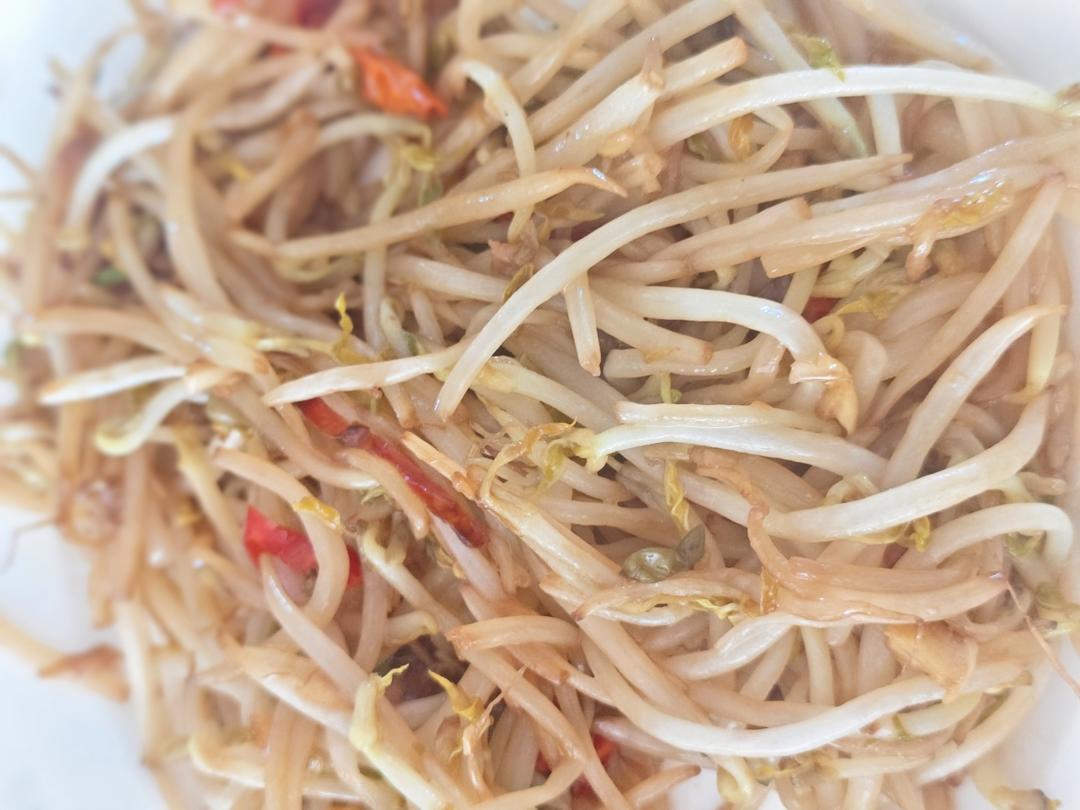 酸辣脆爽的炒豆芽
