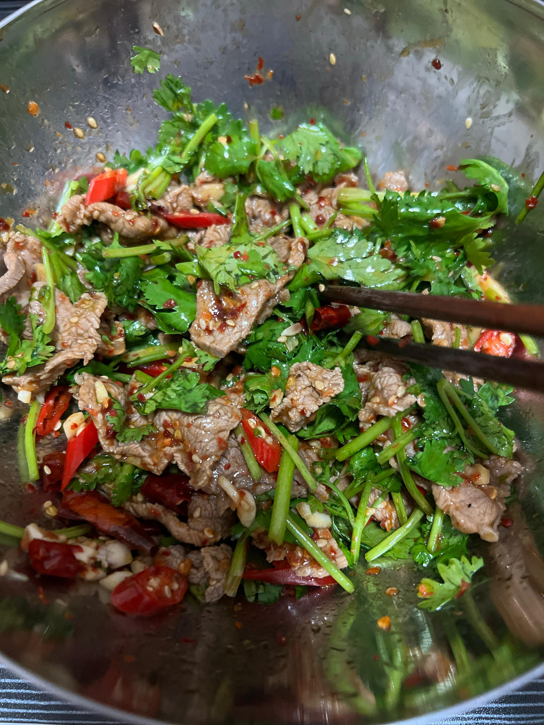 丈母娘吃了都夸的凉拌香菜牛肉