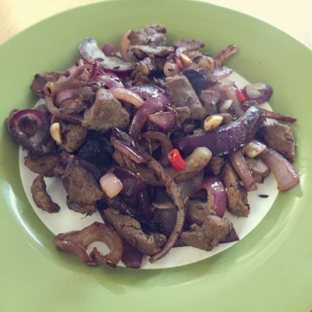 孜然羊肉片