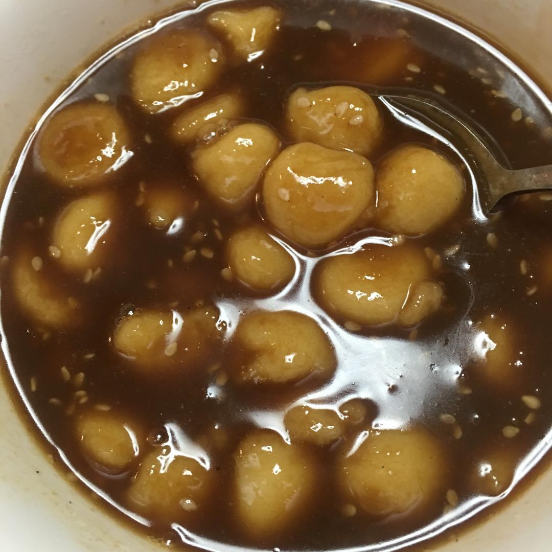 红糖糯米小圆子