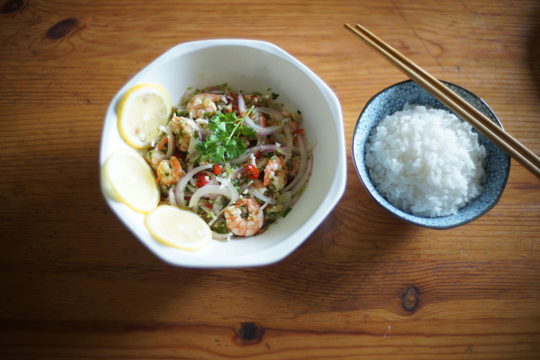 泰兰德料理——柠檬虾