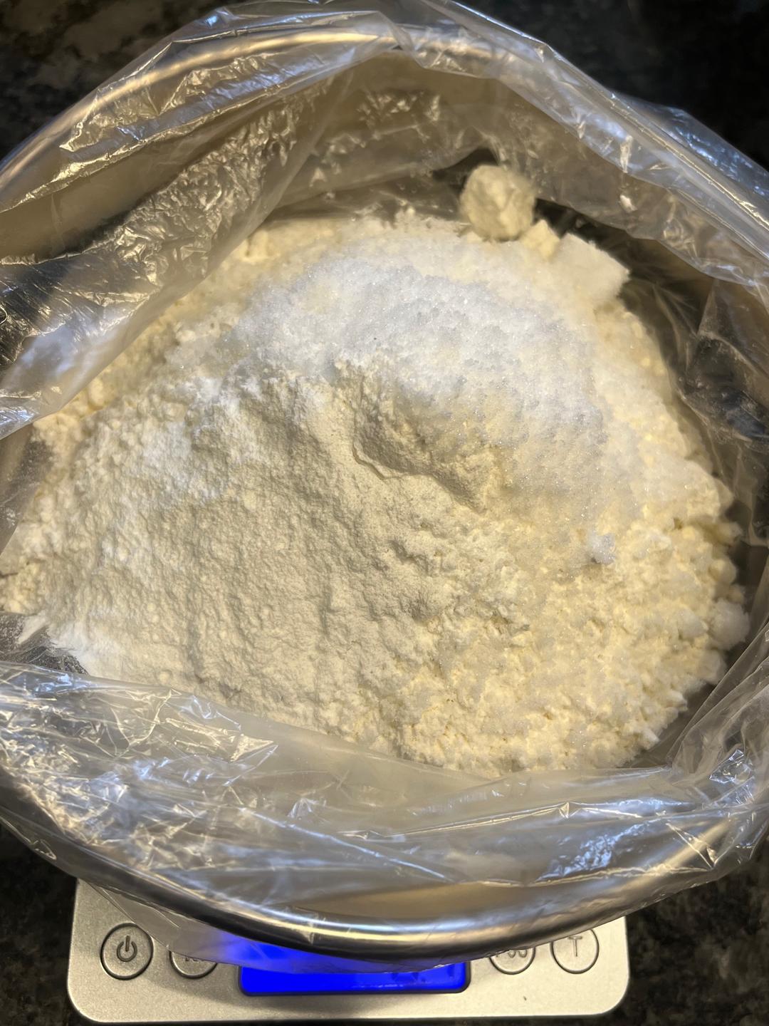 纯奶手撕吐司的做法 步骤1