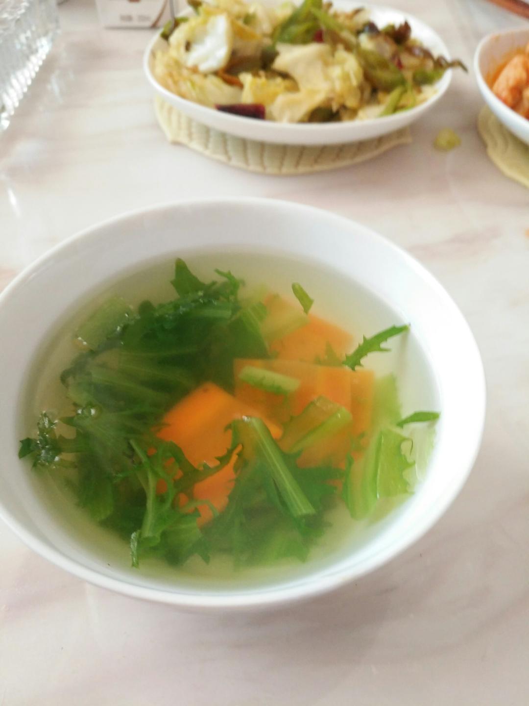 圣女果苦菊汤