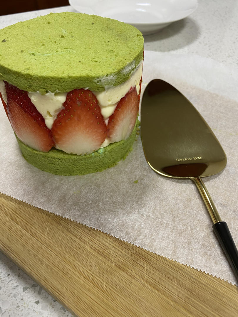 圣诞草莓蛋糕【北鼎烤箱食谱】