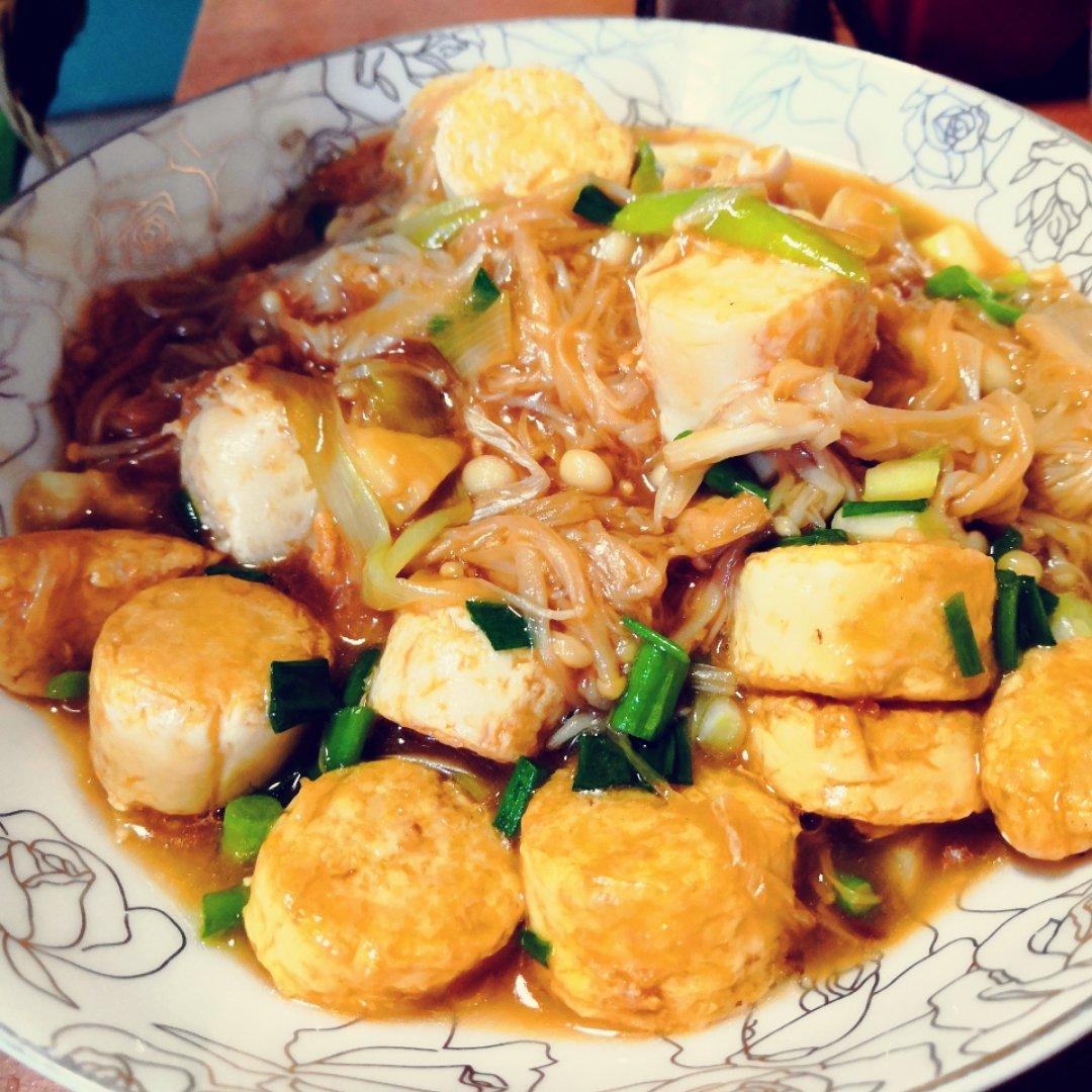 超级下饭菜--金针菇日本豆腐