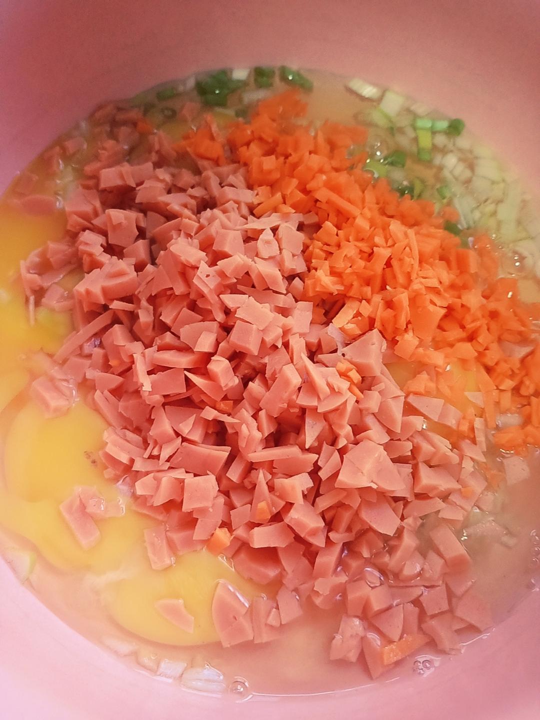 简单快手蔬菜鸡蛋煎饼