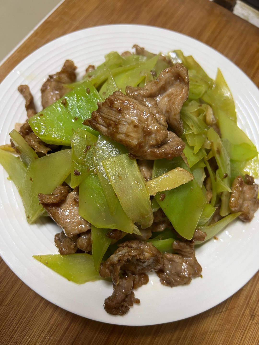 莴笋肉片