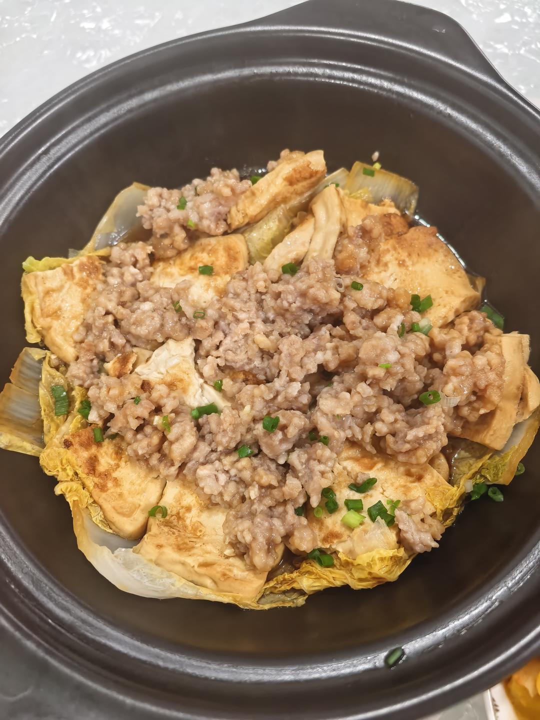 白菜豆腐煲