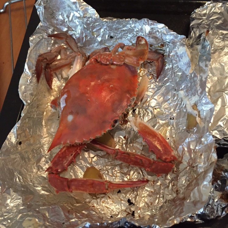 盐烤大闸蟹
