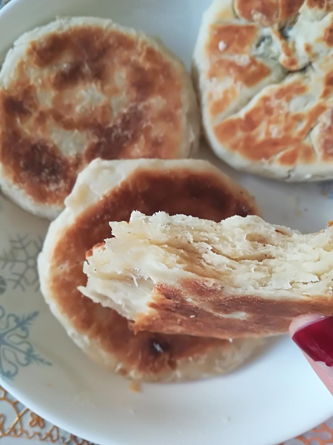 发面油酥小糖饼