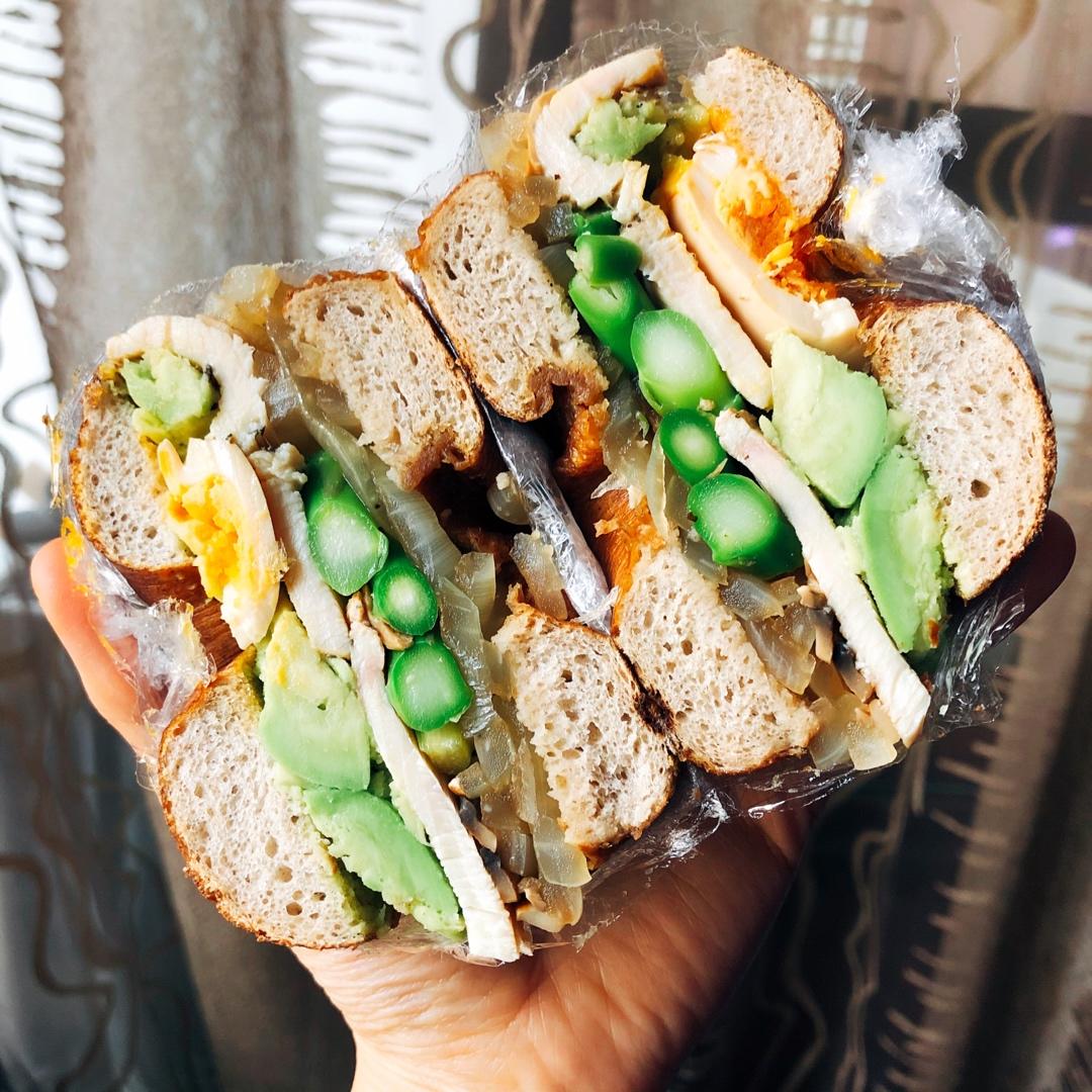 贝果夹一切-手残党包三明治教程🍔