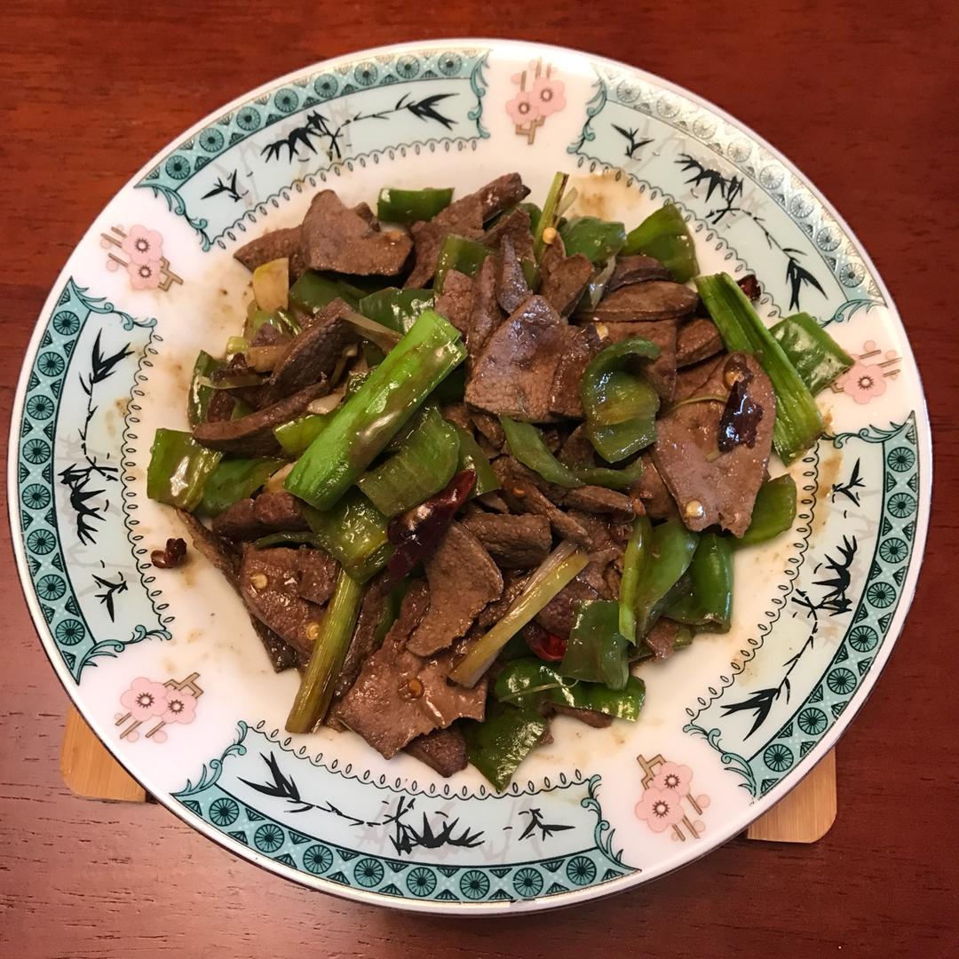 青椒炒猪肝