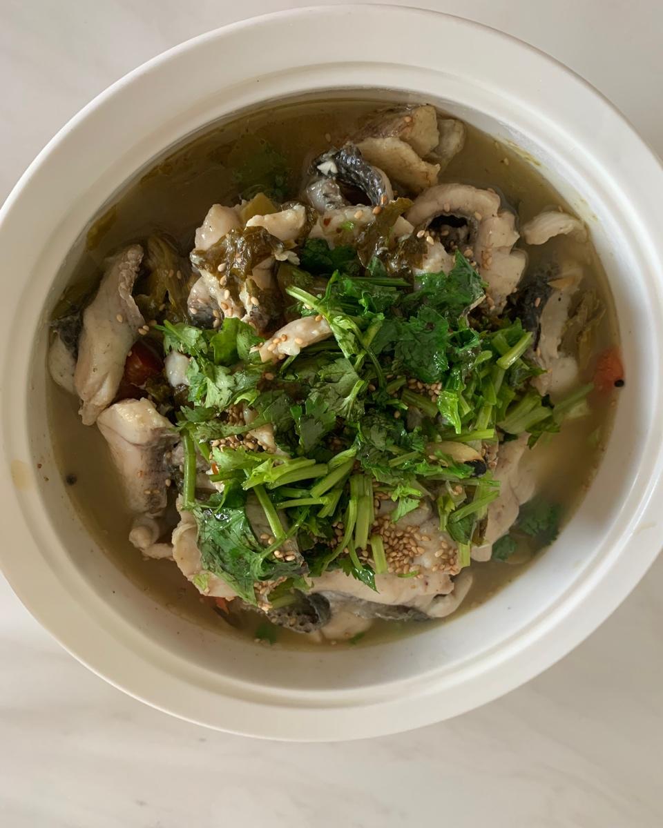 家常酸菜鱼（黑鱼）