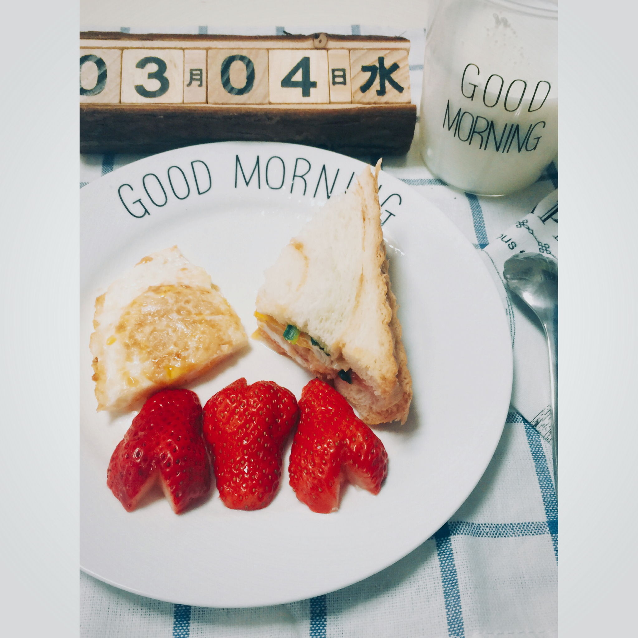 火腿芝士蛋三文治