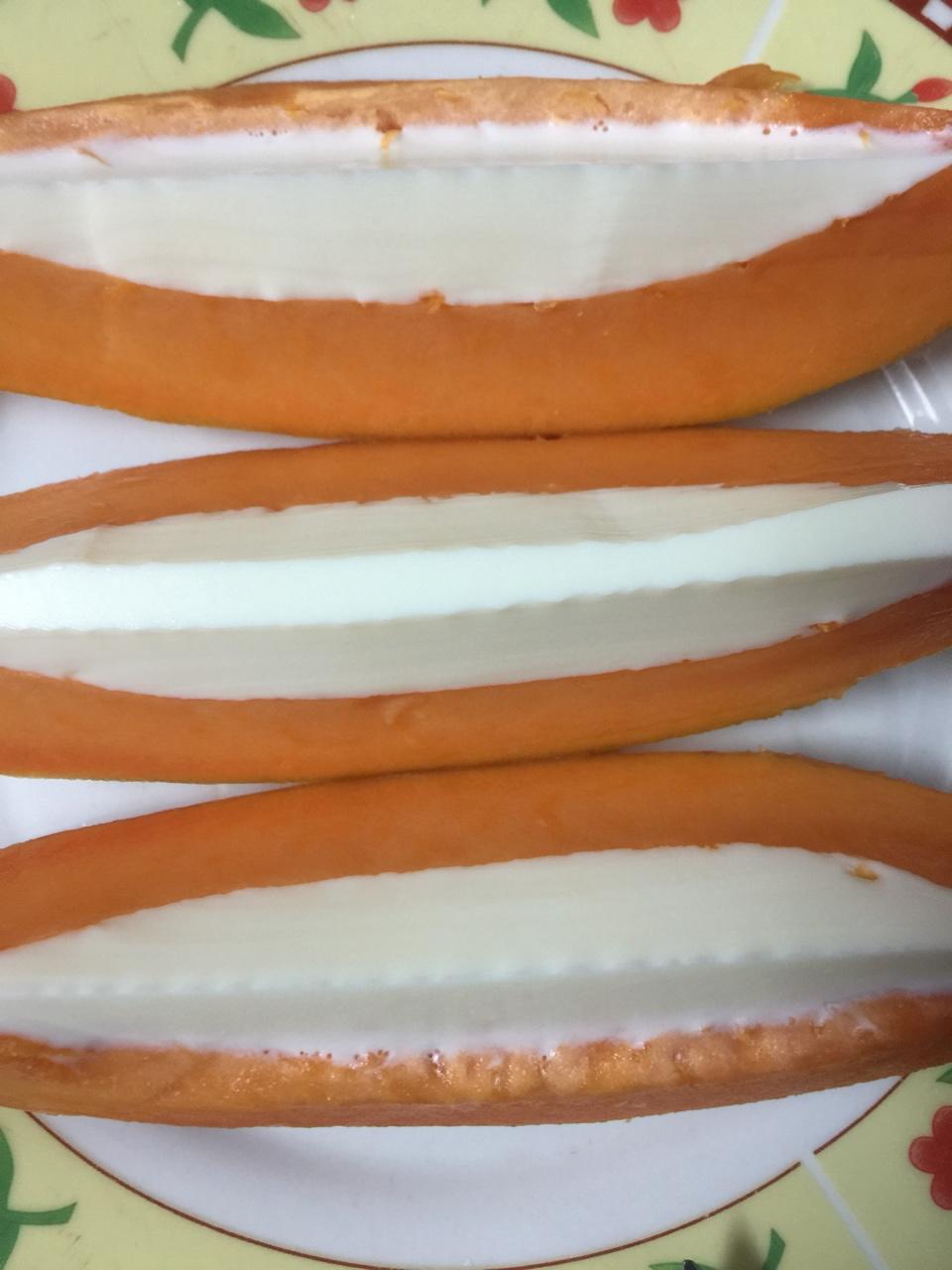 「木瓜牛奶冻。」