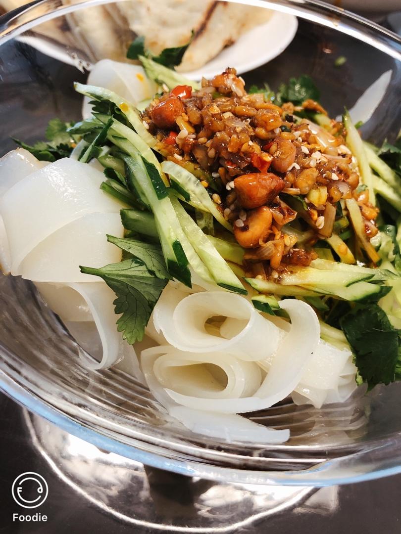 不用水洗的自制凉皮，零失败