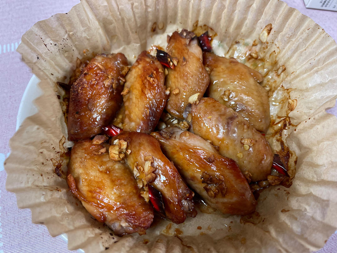 蒜香鸡翅～空气炸锅版