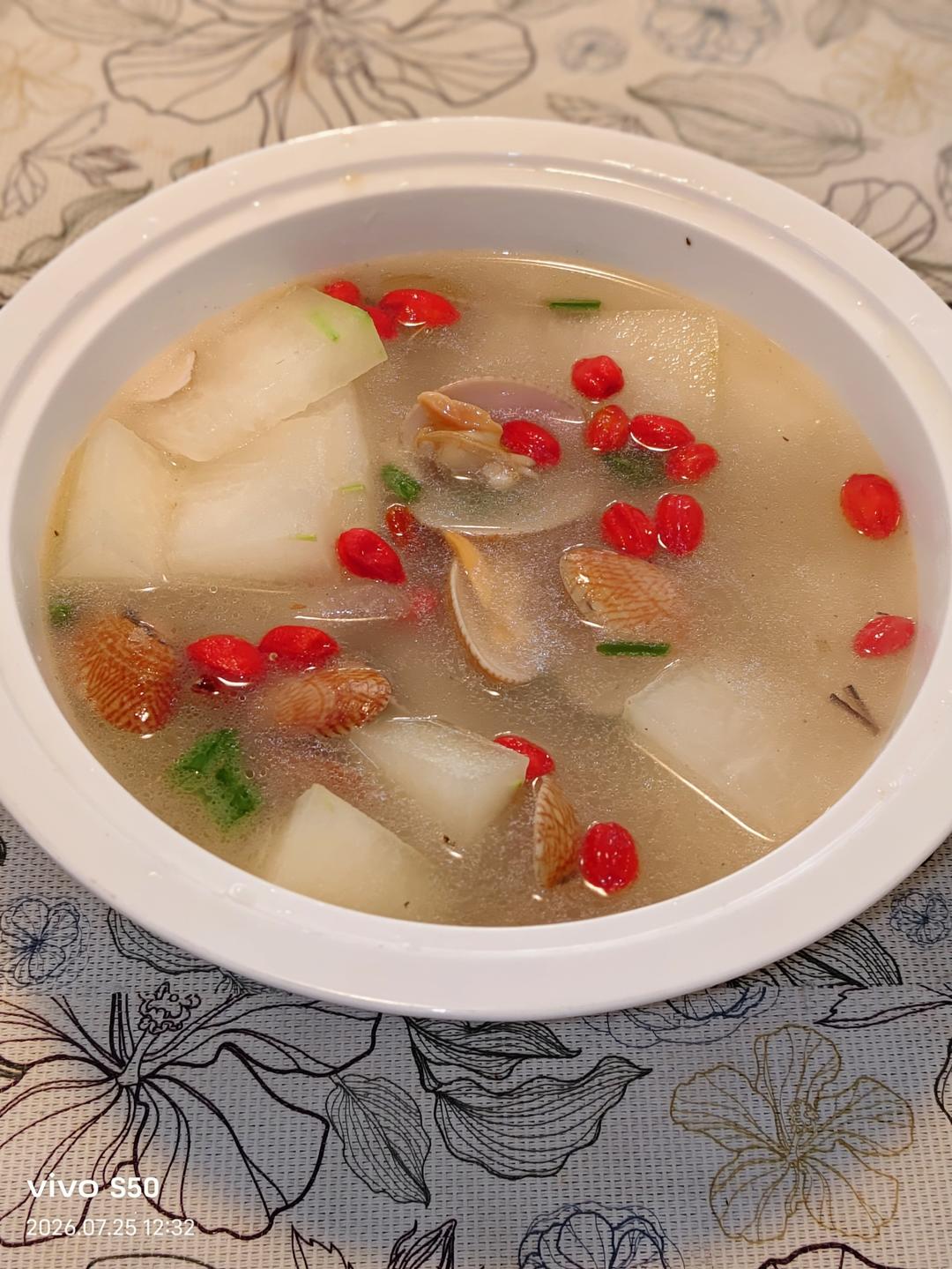 冬瓜花甲汤