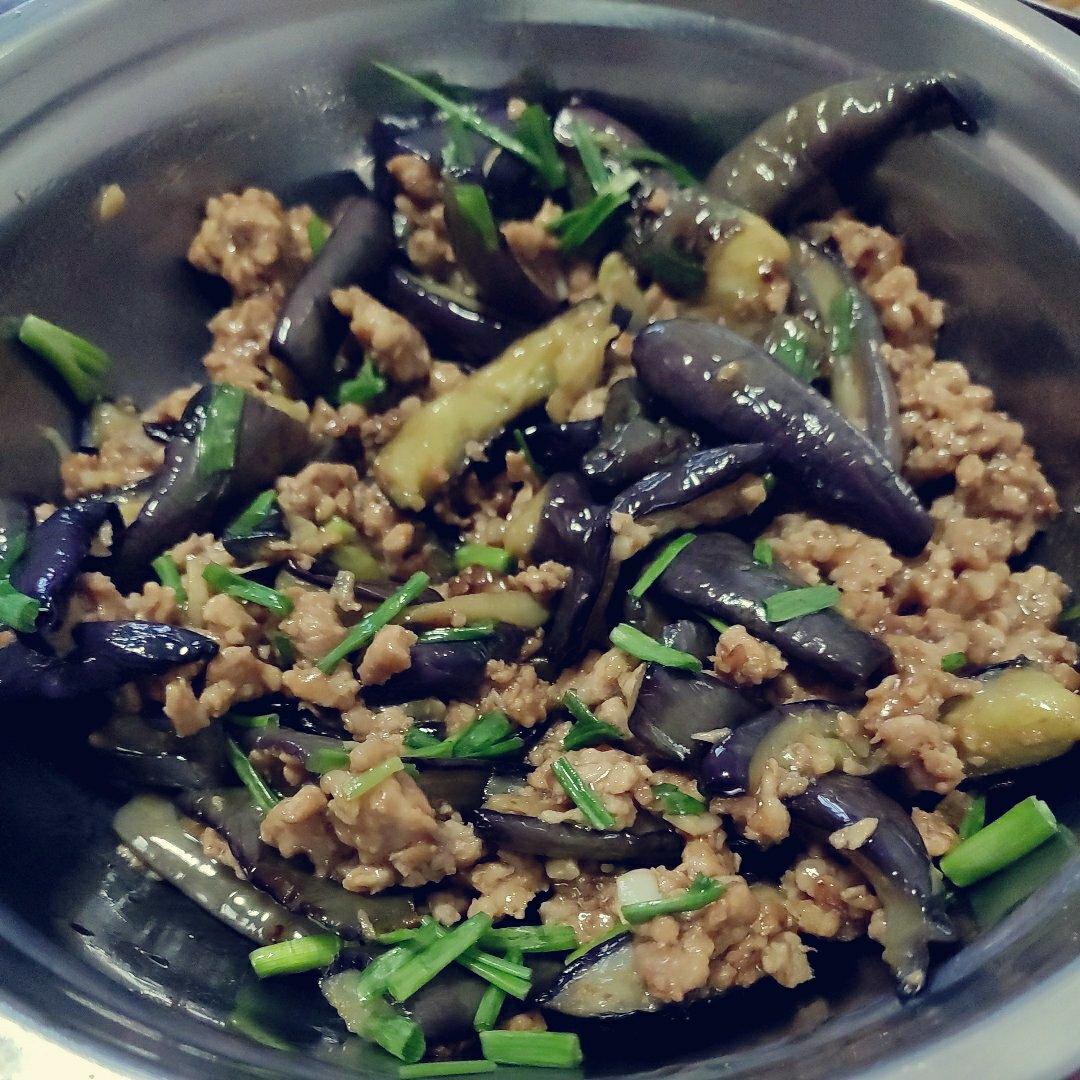 红烧肉沫茄子