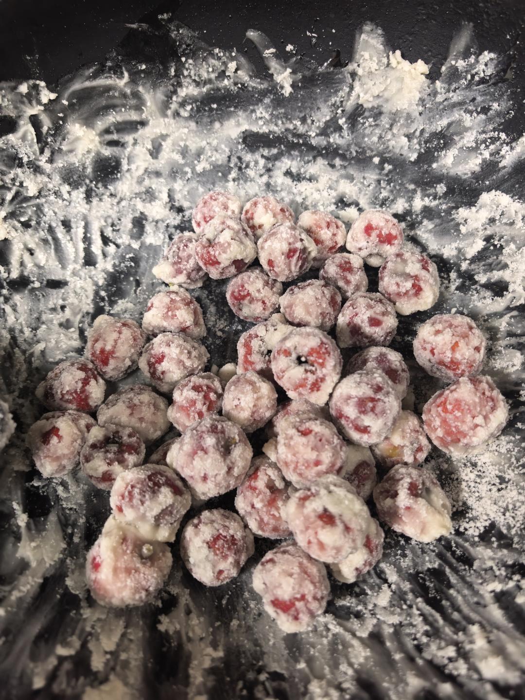 雪花山楂球 酸甜爽口 开胃又好吃 附细节视频详解