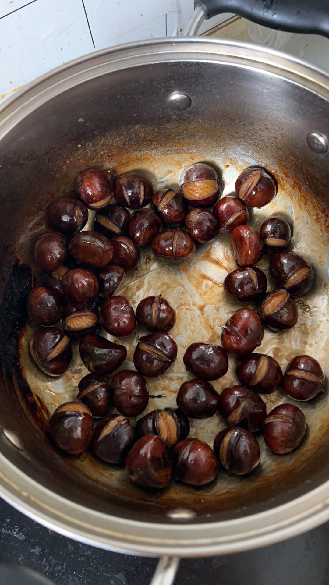 好吃好看又好剥皮的水煮板栗