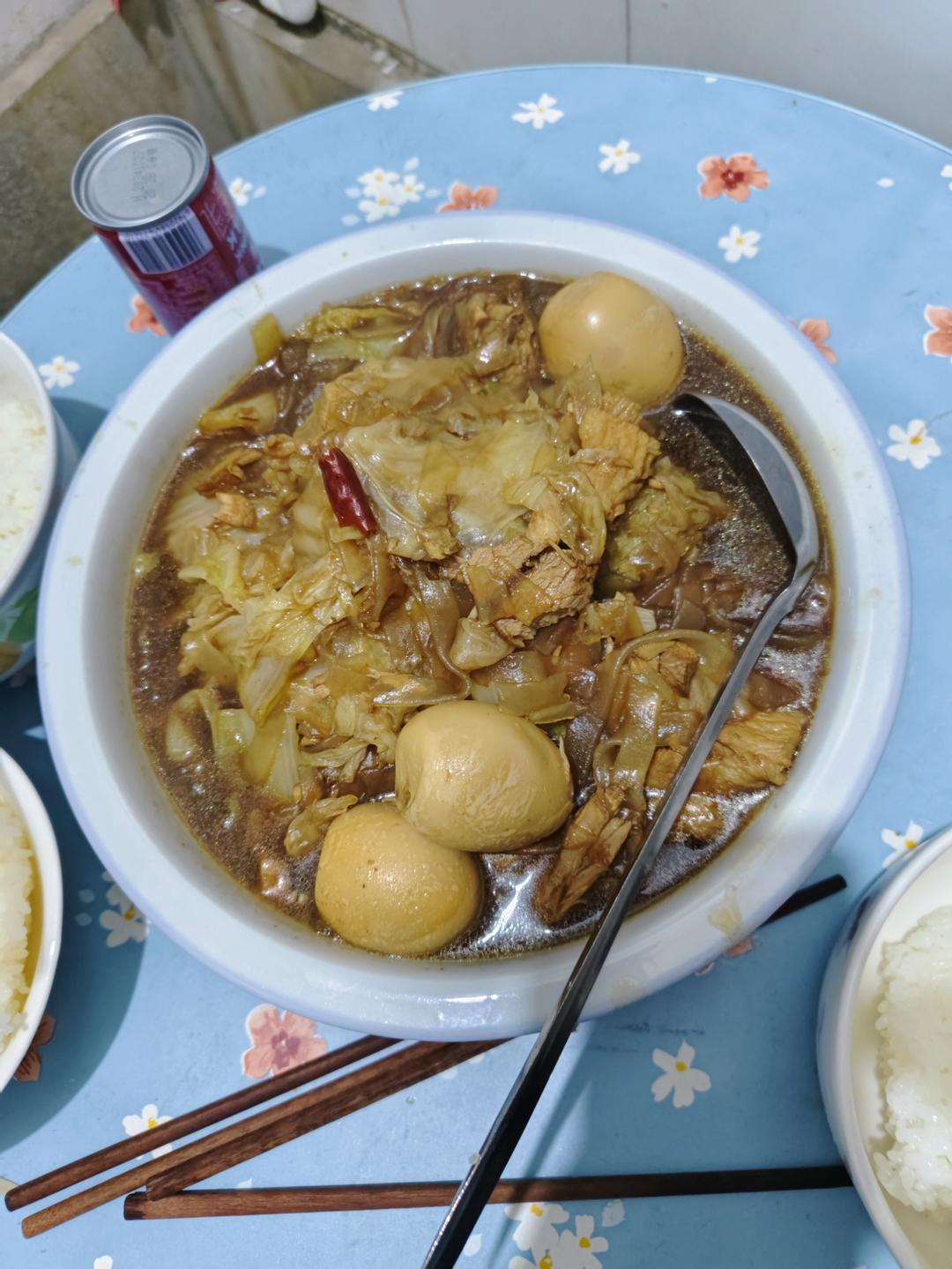 猪肉白菜炖粉条好吃到哭😭