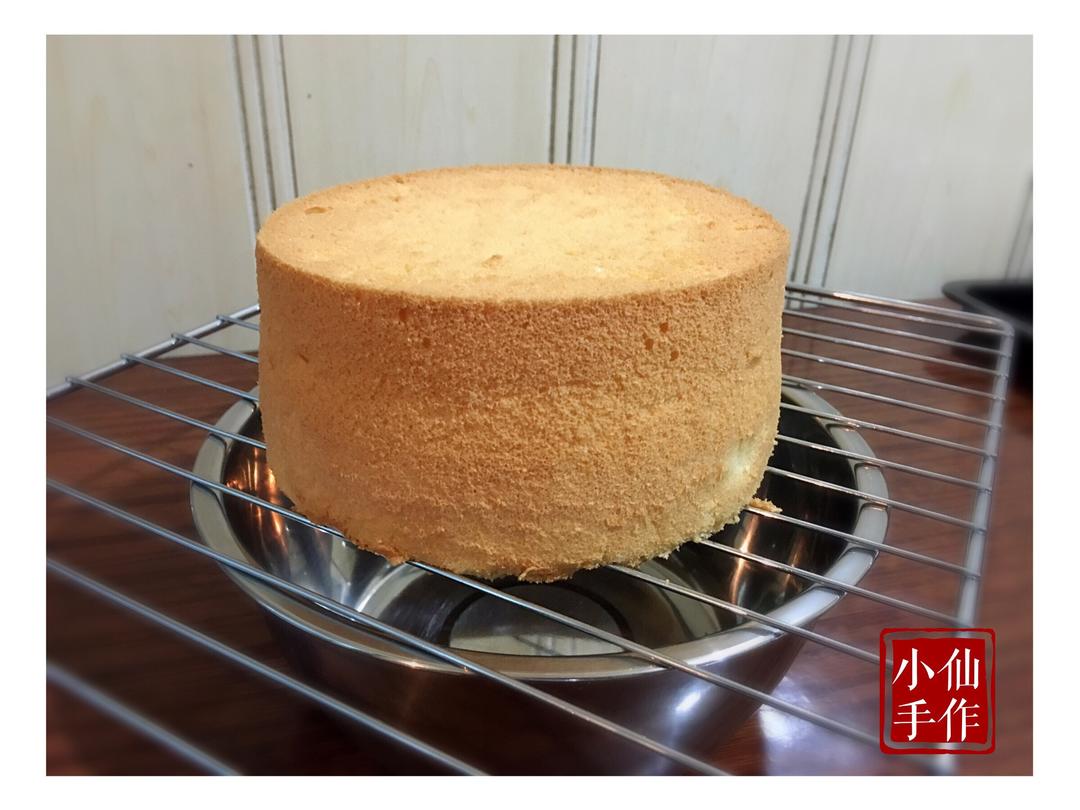 6寸戚风蛋糕（后蛋法，长帝25sn）的做法