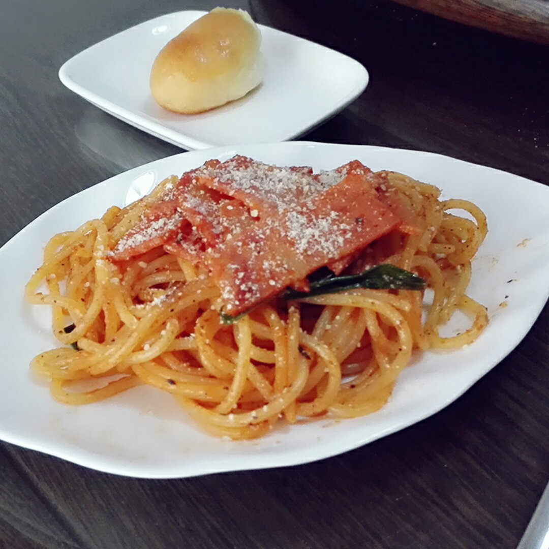 培根番茄意大利面