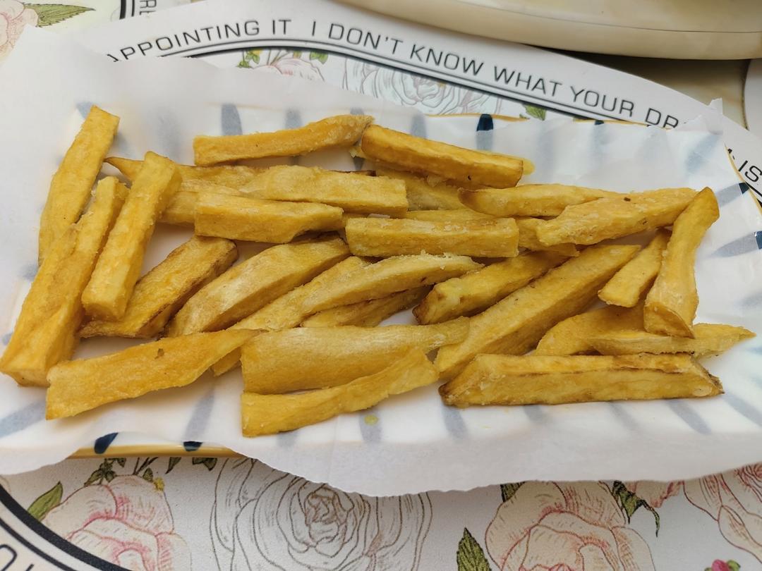 完胜土豆薯条的红薯薯条