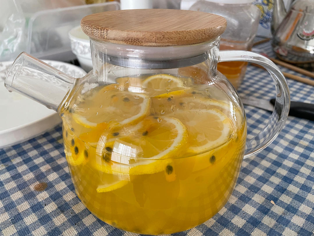 🍋百香果蜂蜜柠檬——美白瘦身必备❗简单好喝❗