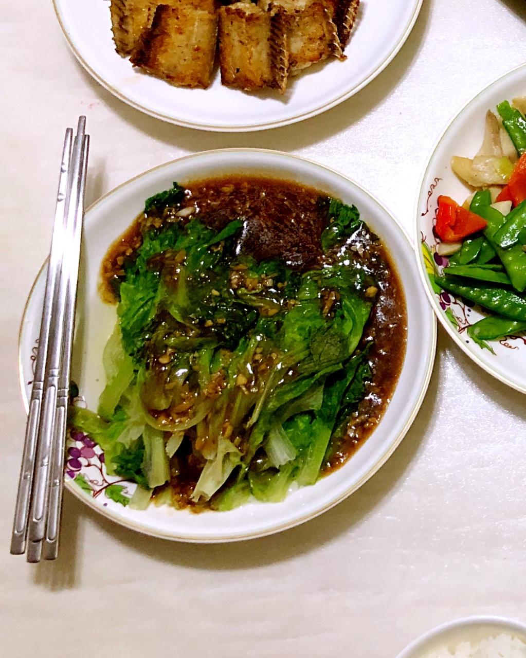 家常菜 蚝油生菜