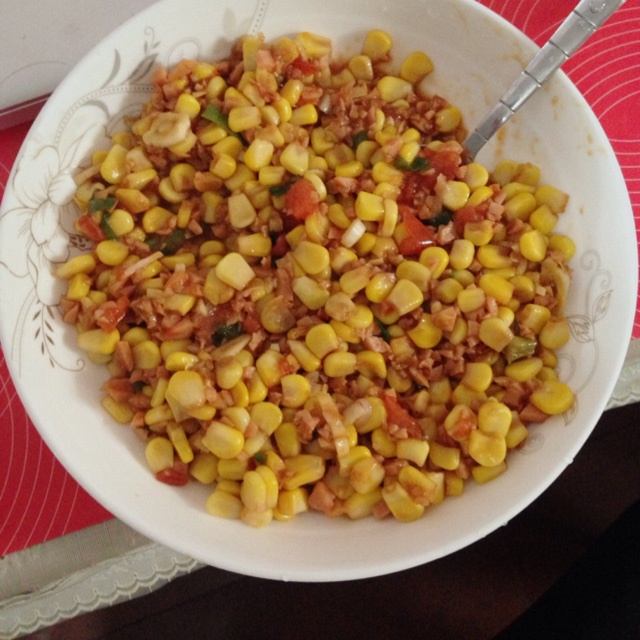 玉米炒肉末【超级下饭的快手家常菜】