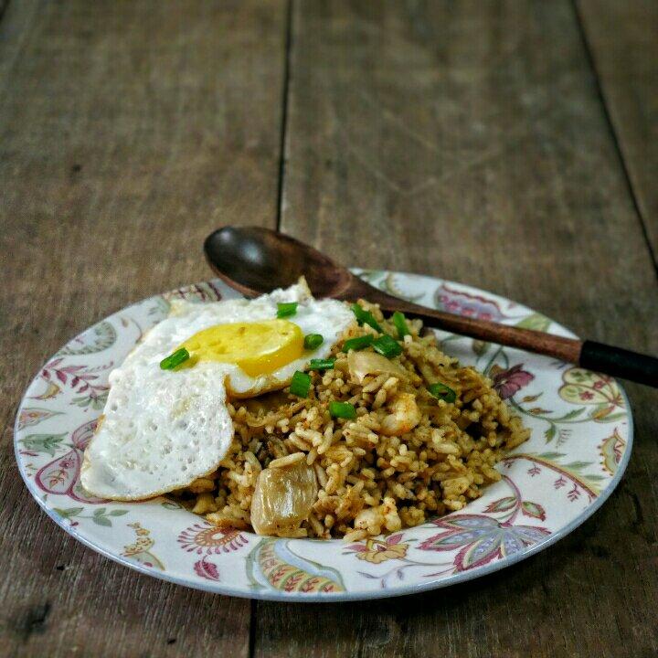 绝对惊艳                         ❤泡菜虾仁蛋炒饭❤