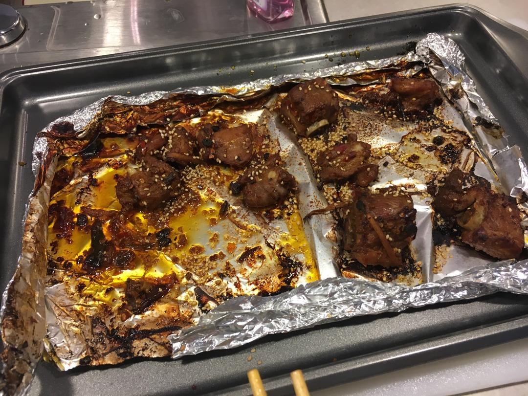 锡纸烤排骨